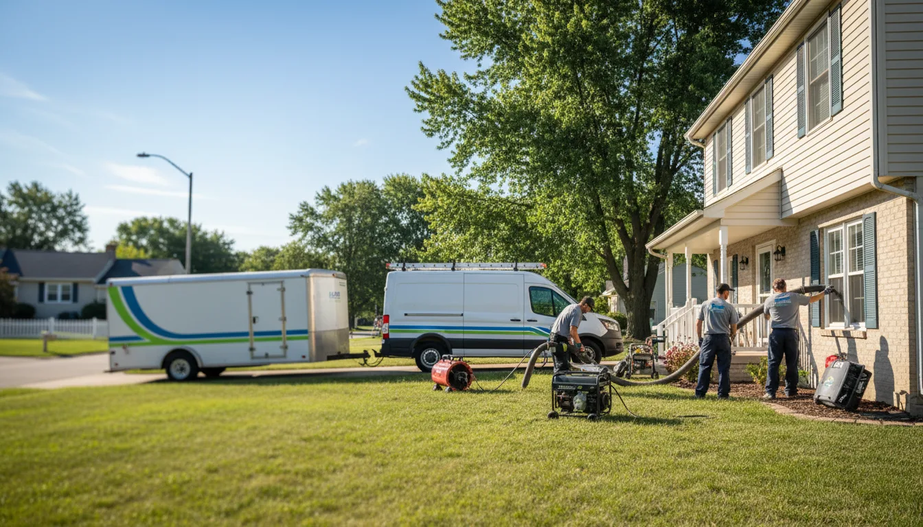 Flooded Basement Restoration And Cleanup With Repair in Hoyleton, IL near me